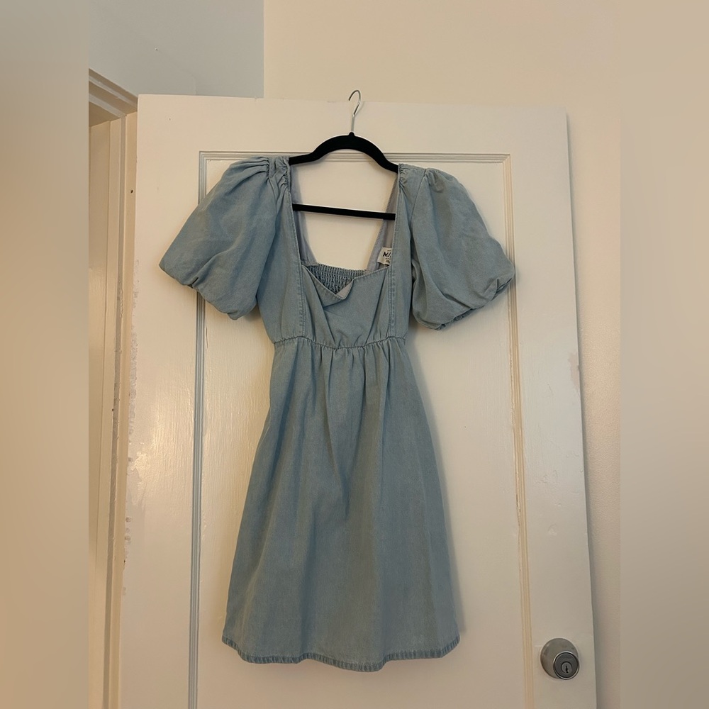 Show Me Your Mumu Denim Dress